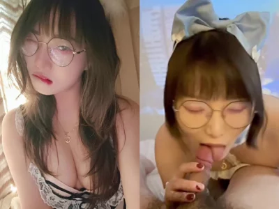 反差母狗！戴眼镜就是骚