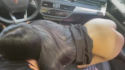 [原创]黄河堤上撅着屁股对着车窗深情的含